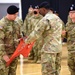 42nd Clearance Company cases colors for transfer to Fort Campbell