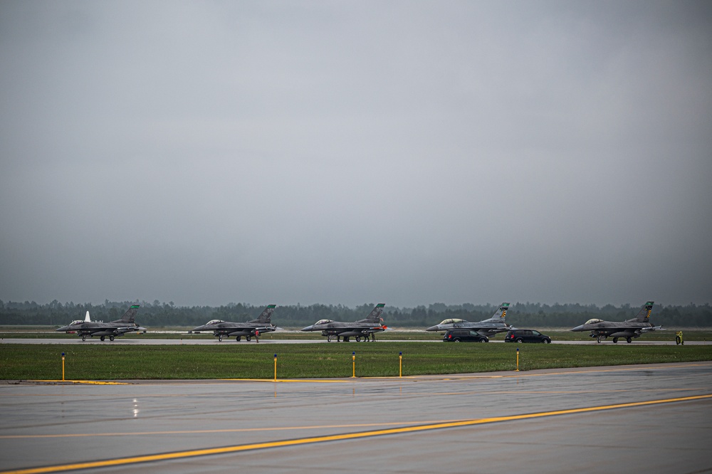 GIDE 3/ADE 5: F-16s Take Flight