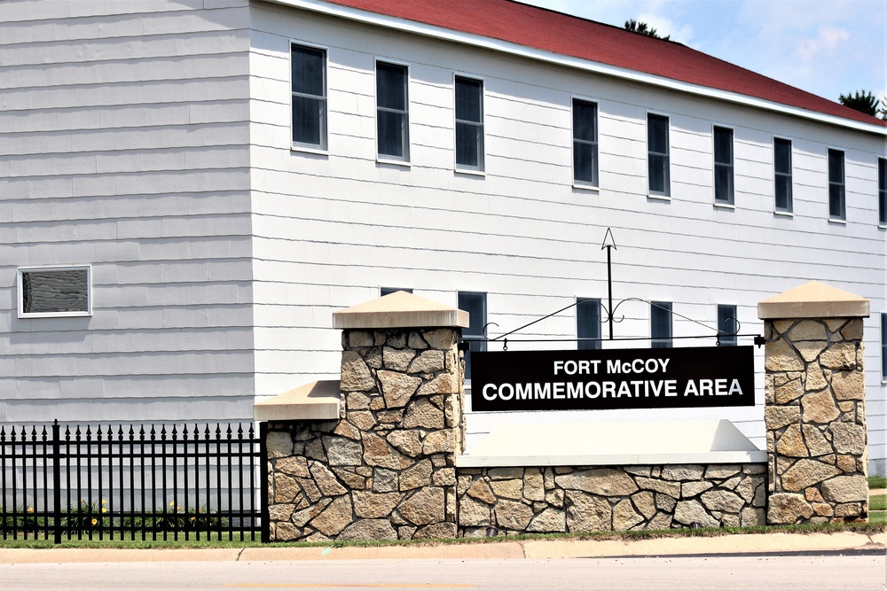 Historical buildings at Fort McCoy's Commemorative Area