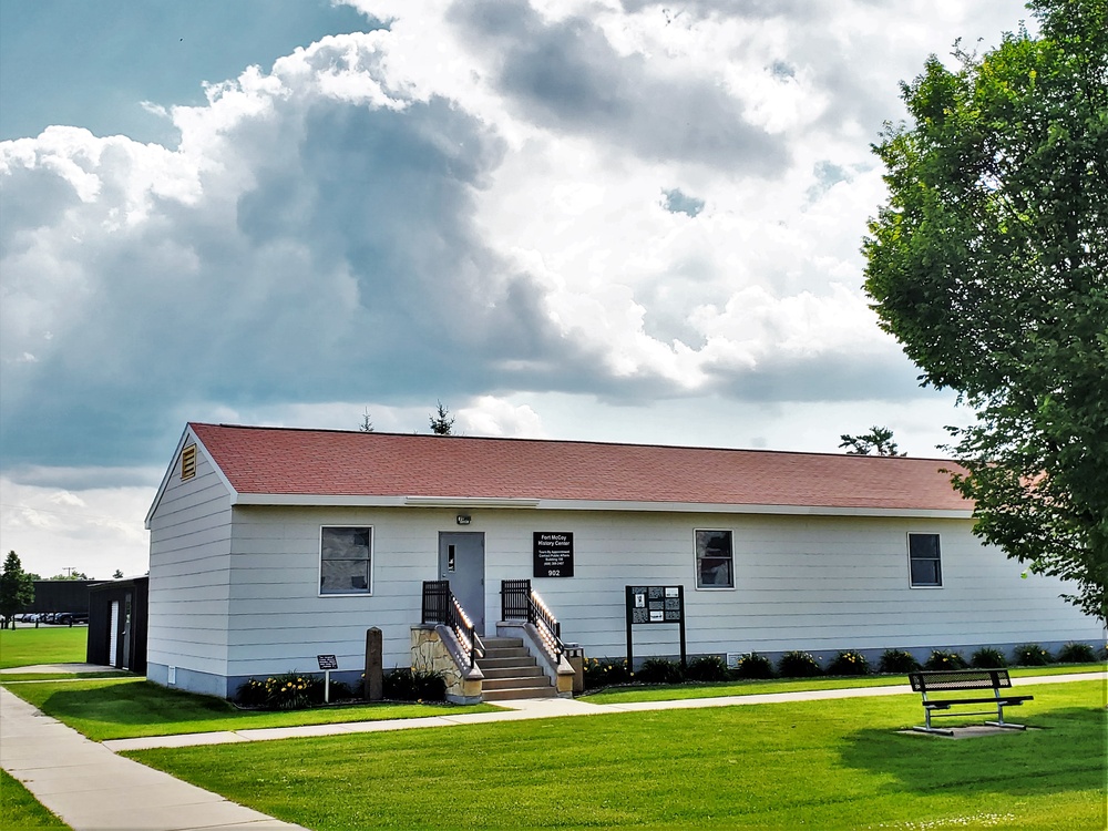 Historical buildings at Fort McCoy's Commemorative Area