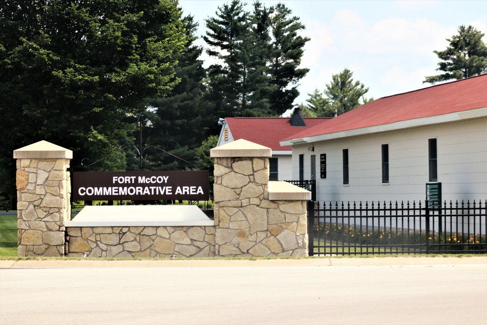 Historical buildings at Fort McCoy's Commemorative Area