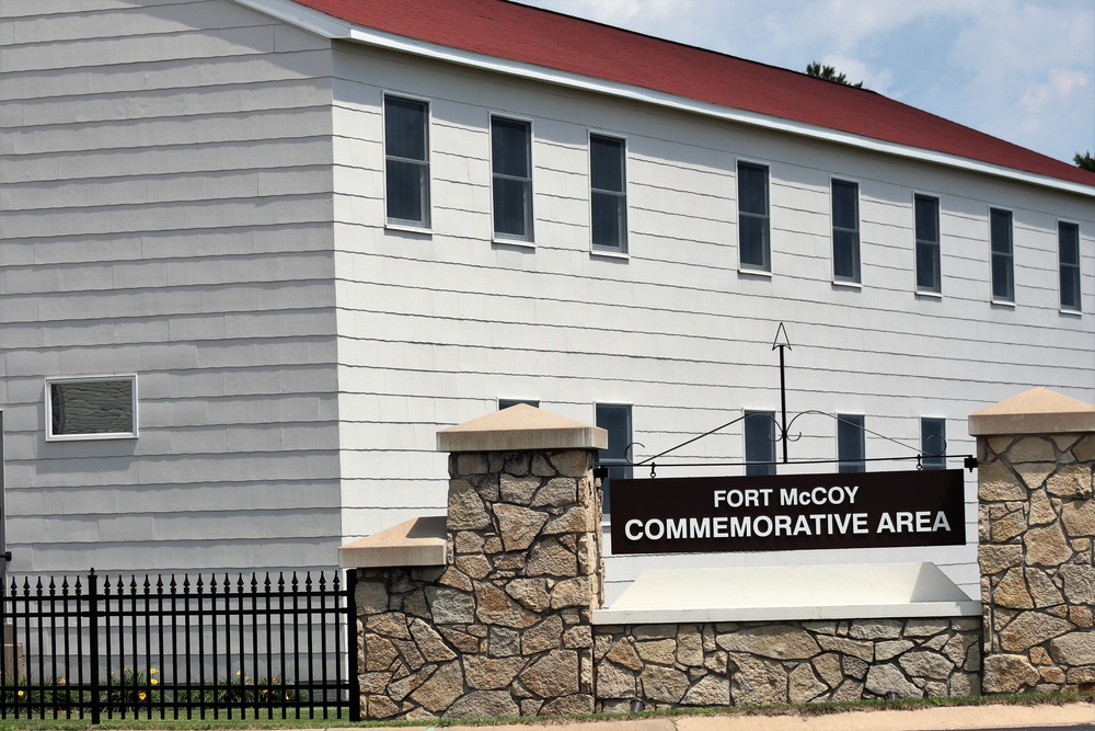 Historical buildings at Fort McCoy's Commemorative Area