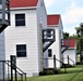 Historical buildings at Fort McCoy's Commemorative Area