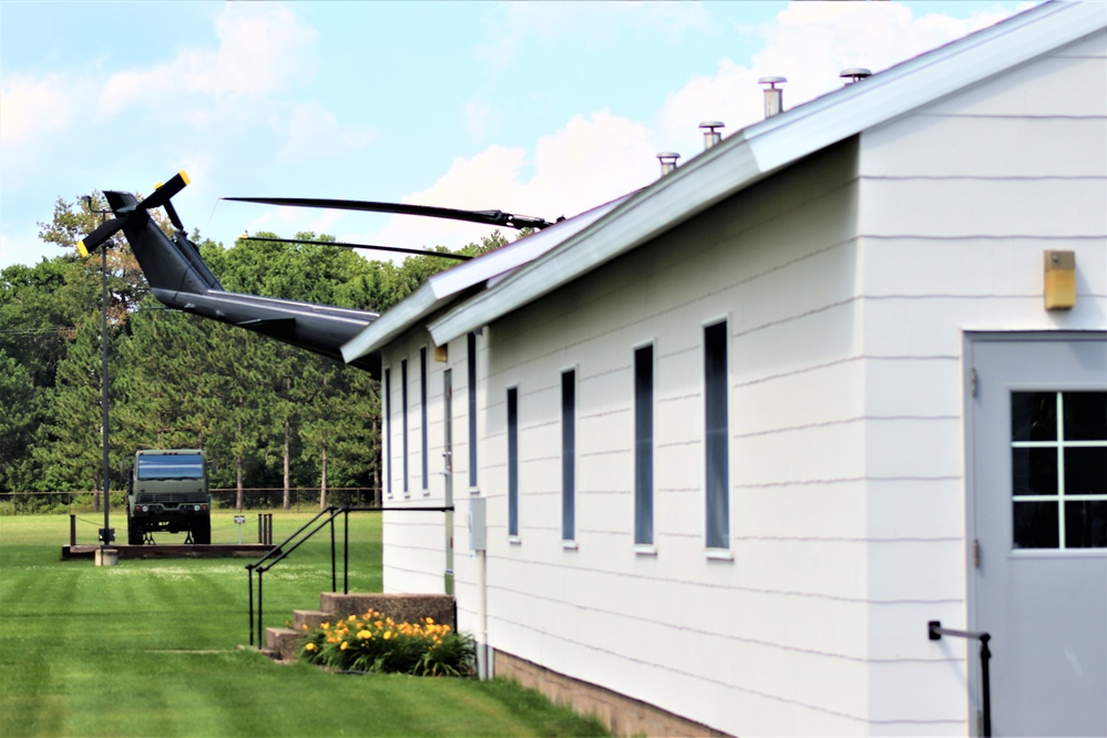 Historical buildings at Fort McCoy's Commemorative Area