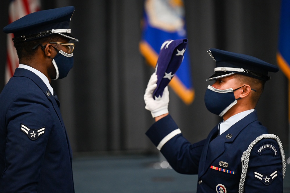 Chief Master Sgt. Tara Mecham, A4 Logistics and Engineering superintendent retires