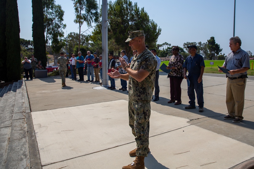 Pendleton civilian personnel earn length of service awards