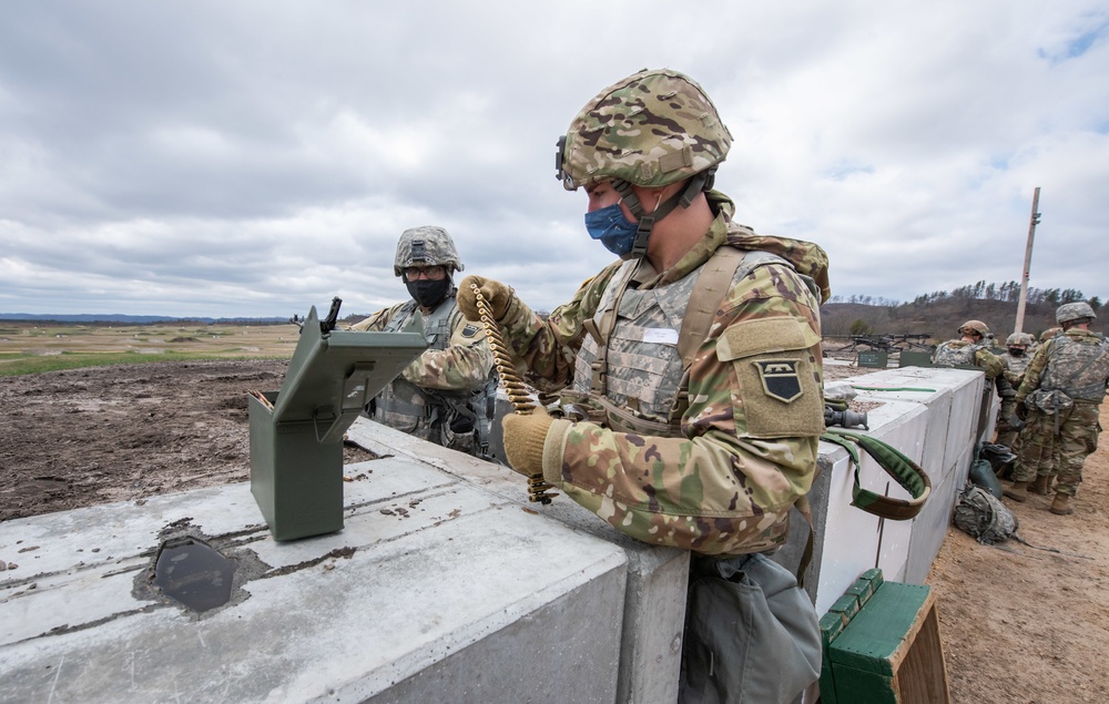 Soldiers complete weapons qualification for M2 and M240 machine guns at Fort McCoy, WI - Total Force Training Center