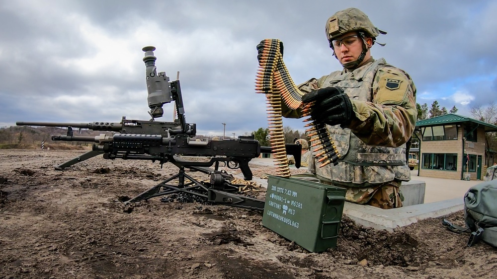 Soldiers complete weapons qualification for M2 and M240 machine guns at Fort McCoy, WI - Total Force Training Center