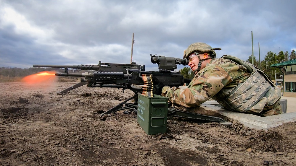 Soldiers complete weapons qualification for M2 and M240 machine guns at Fort McCoy, WI - Total Force Training Center