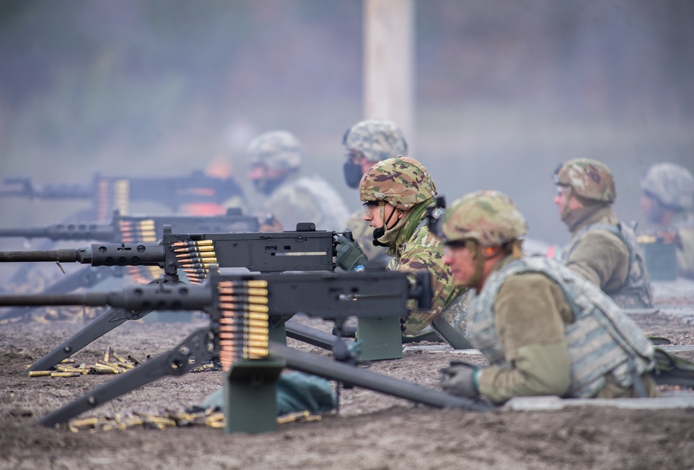 Soldiers complete weapons qualification for M2 and M240 machine guns at Fort McCoy, WI - Total Force Training Center