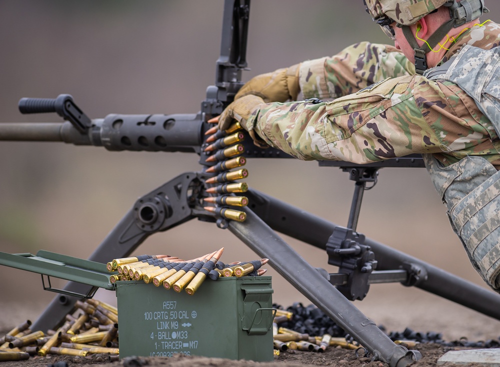 Soldiers complete weapons qualification for M2 and M240 machine guns at Fort McCoy, WI - Total Force Training Center