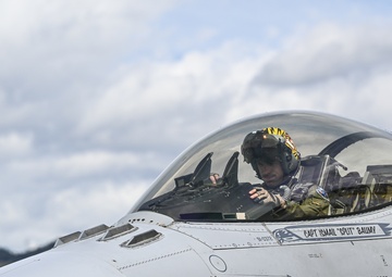 U.S. and Colombian Air Force aircraft take off during Exercise Relampago VI