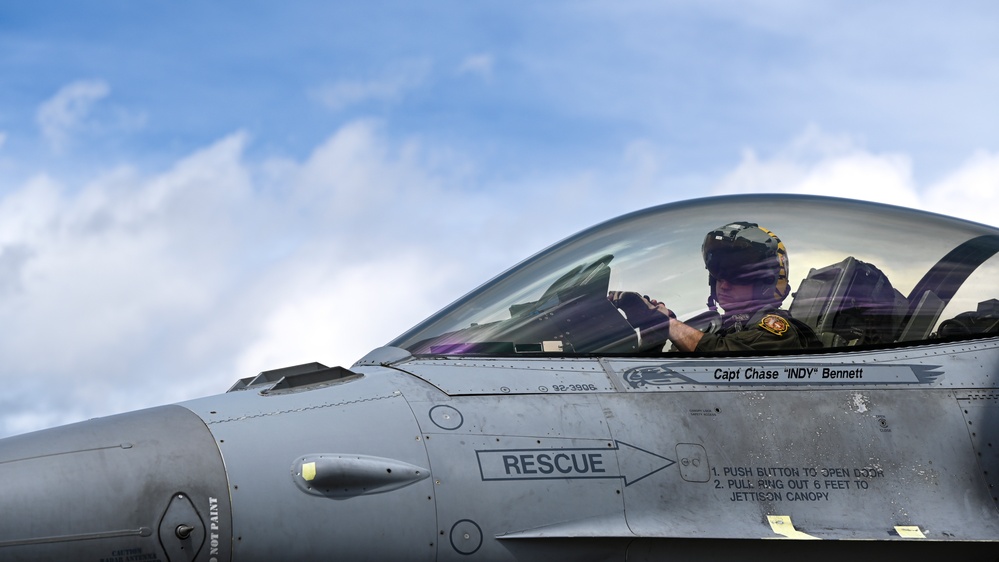 U.S. and Colombian Air Force aircraft take off during Exercise Relampago VI