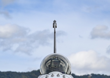 U.S. and Colombian Air Force aircraft take off during Exercise Relampago VI