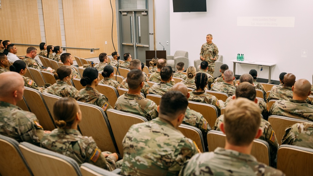 Sergeant Major of U.S. Army Michael Grinston visits Nevada Guardsmen in Las Vegas