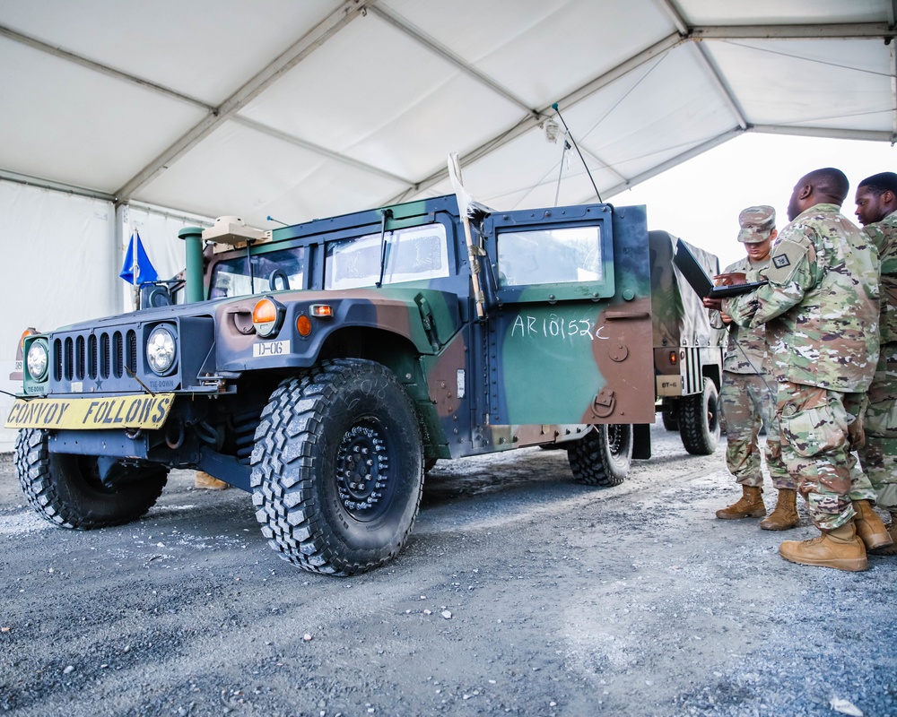 153rd Infantry Brigade 2nd Battalion Delta Company Rolls through the Gateway