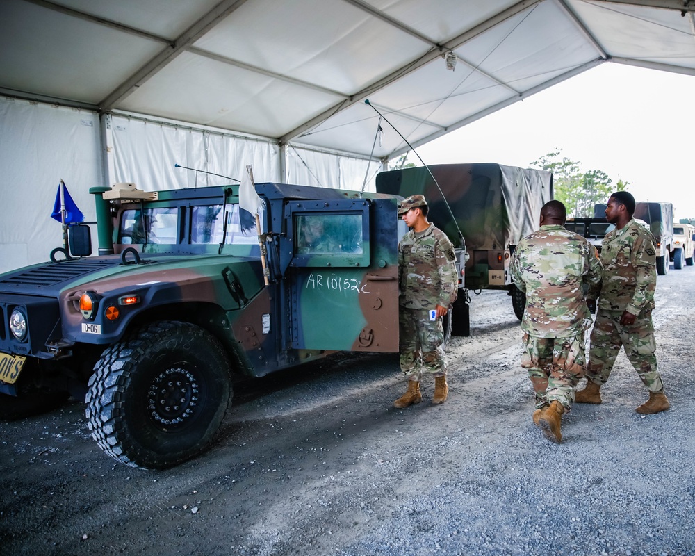 153rd Infantry Brigade 2nd Battalion Delta Company Rolls through the Gateway