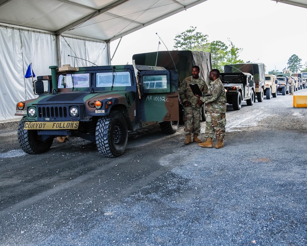 153rd Infantry Brigade 2nd Battalion Delta Company Rolls through the Gateway