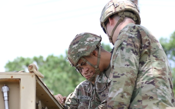 Soldiers of the 482nd Chemical Company demonstrate decontamination capabilities and perform decontamination training