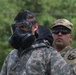 Soldiers of the 482nd Chemical Company demonstrate decontamination capabilities and perform decontamination training