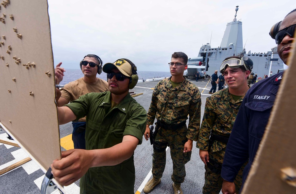 USS John P. Murtha (LPD 26) Live Fire Exercise