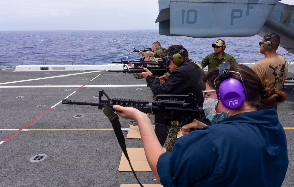 USS John P. Murtha (LPD 26) Live Fire Exercise