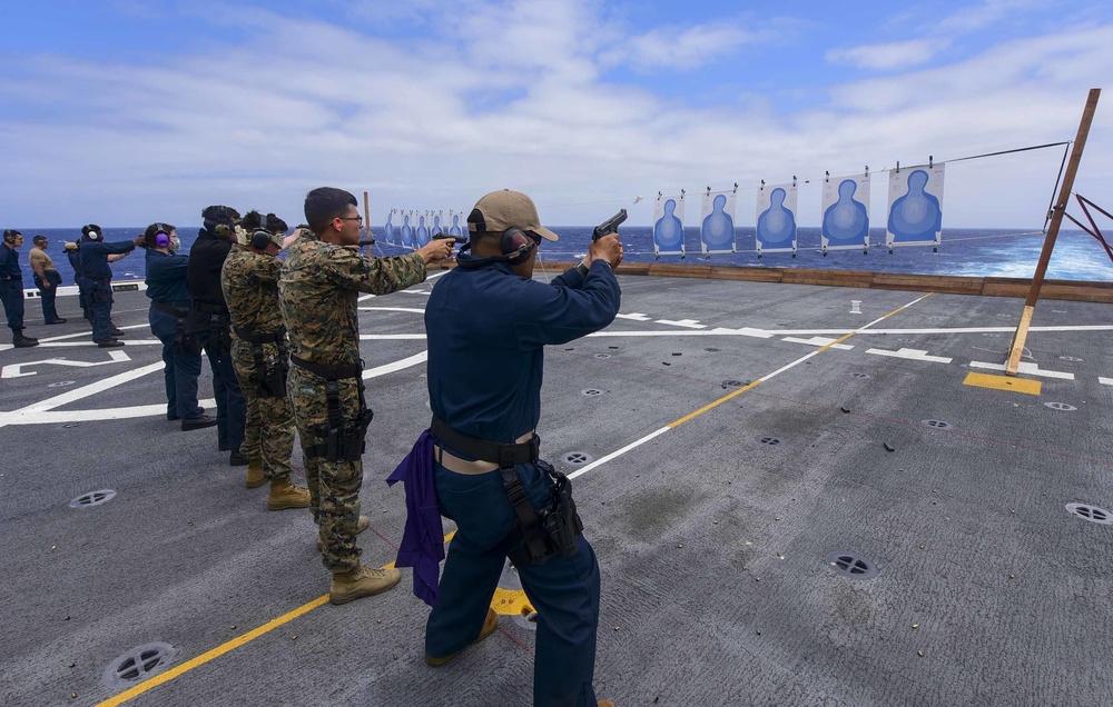 USS John P. Murtha (LPD 26) Live Fire Exercise