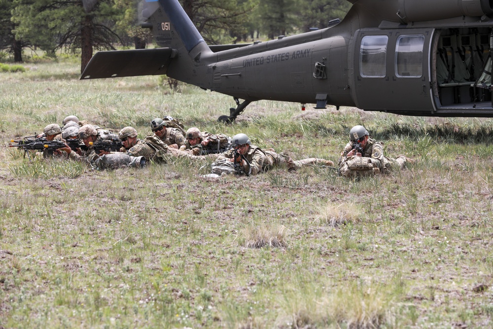 Bravo Company with 1-158th Infantry Battalion “Bushmasters” Conduct Air Movement