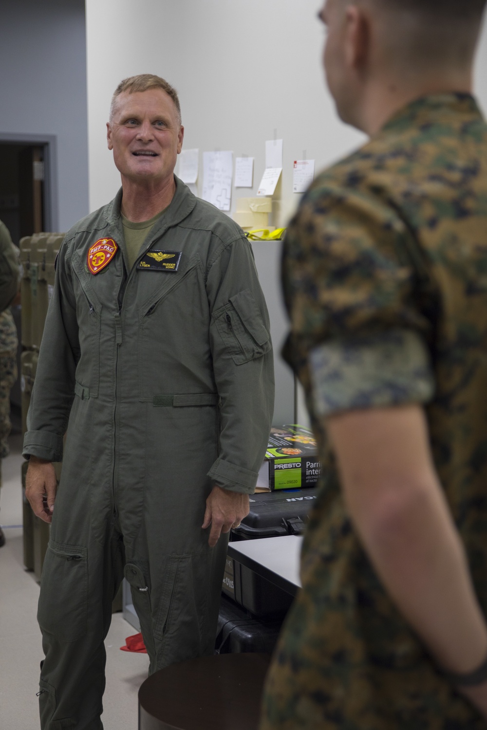 Lt. Gen. Rudder Visits VMFA-232