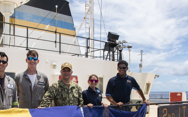 CJRM Visits USNS 2nd Lt. John P. Bobo