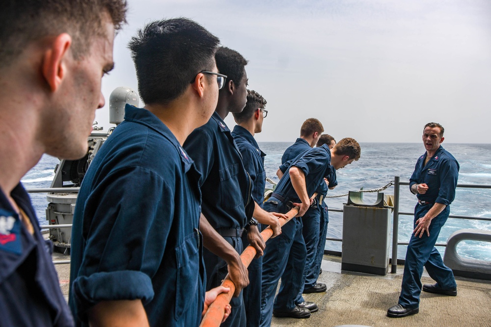 USS Ronald Reagan (CVN 76) Hose-Handling Training