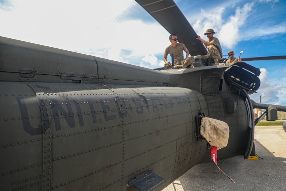 1st Battalion, 52nd Aviation Regiment Soldiers support Exercise Forager 21