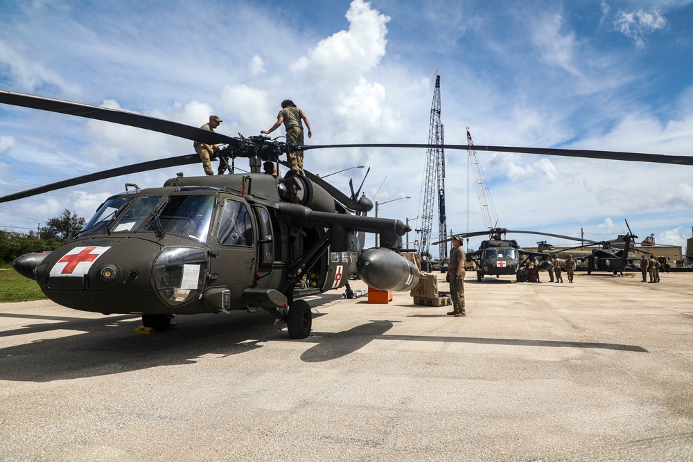 1st Battalion, 52nd Aviation Regiment Soldiers support Exercise Forager 21