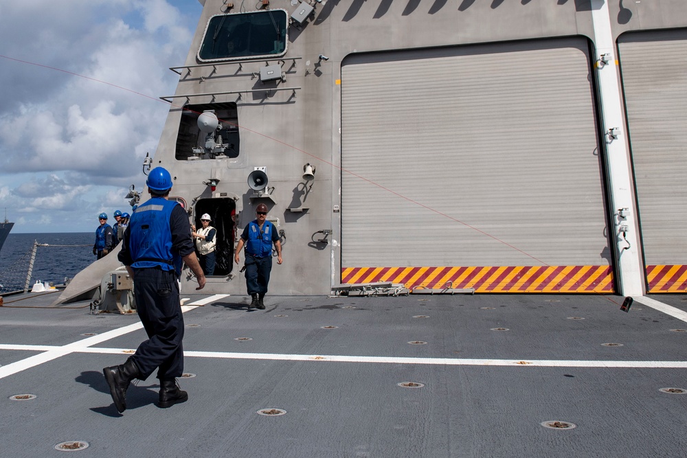 Fueling At Sea with USS Charleston (LCS 18)