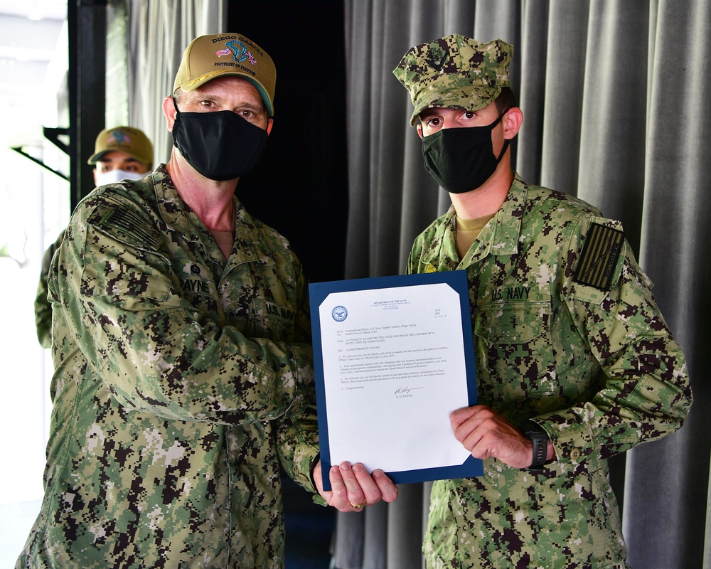 Flocking Ceremony on Diego Garcia