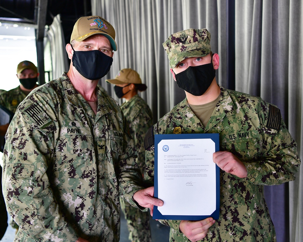 Flocking Ceremony on Diego Garcia