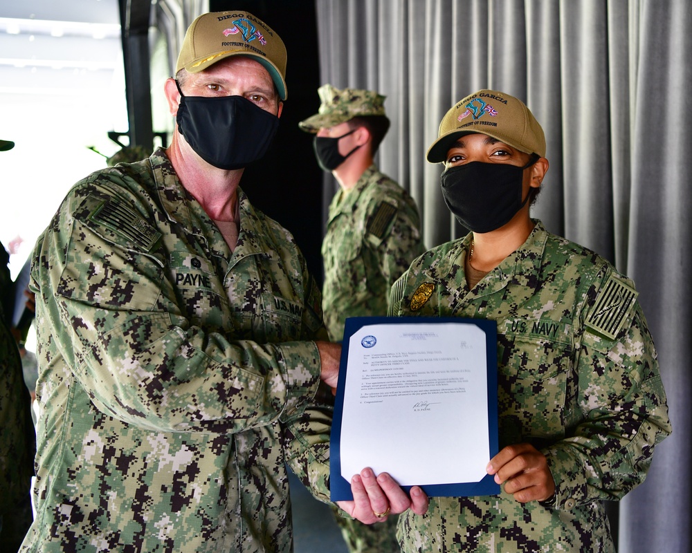 Flocking Ceremony on Diego Garcia