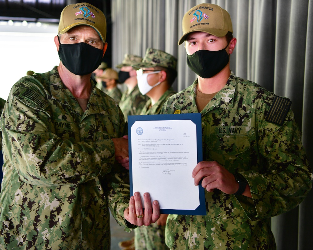 Flocking Ceremony on Diego Garcia