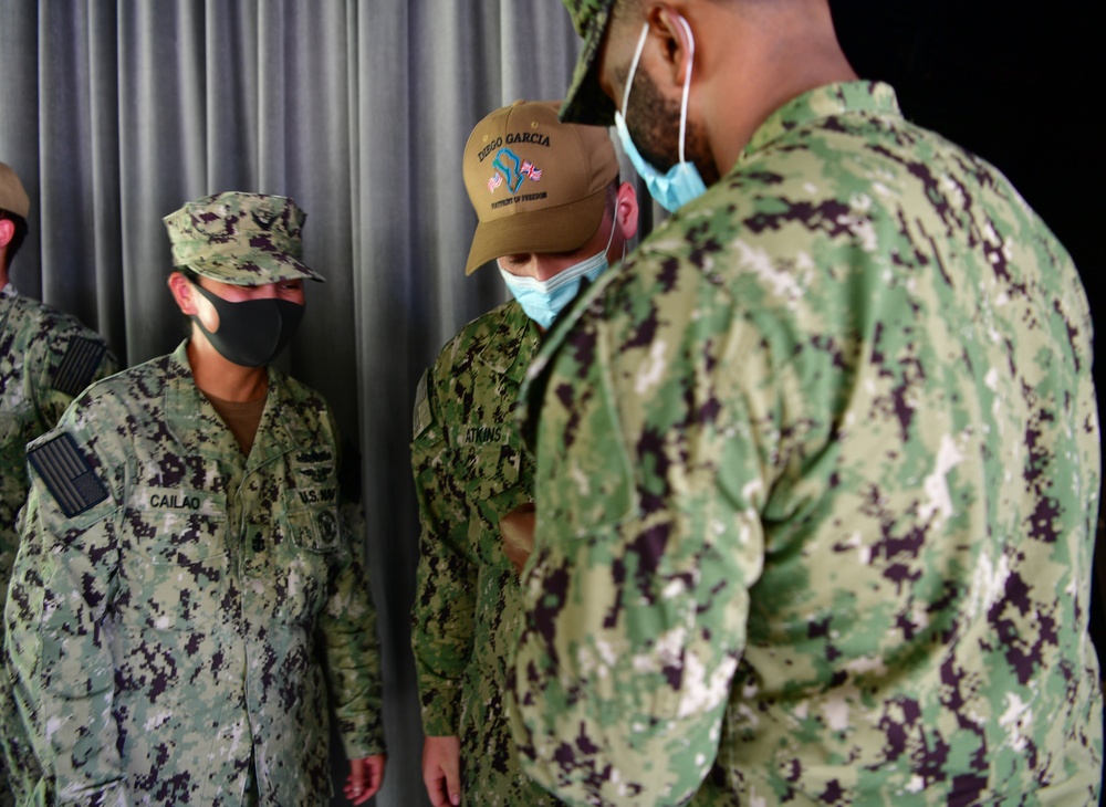 Flocking Ceremony on Diego Garcia