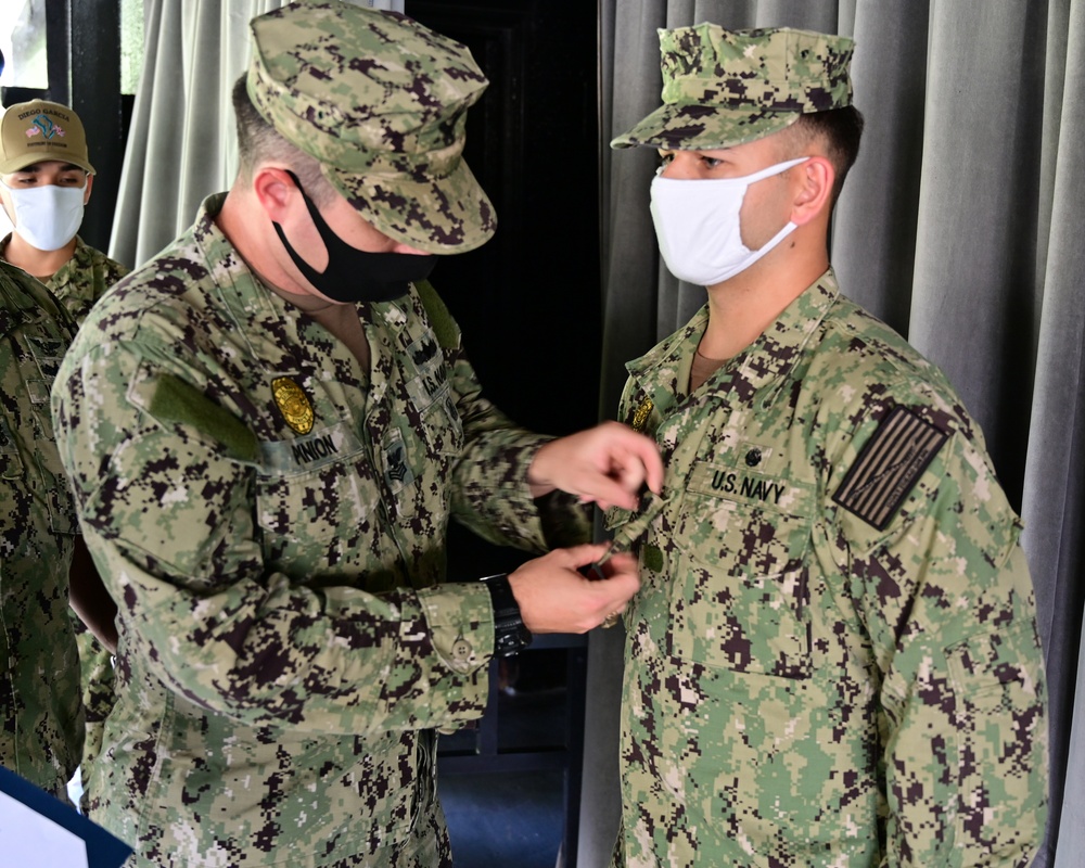 Flocking Ceremony on Diego Garcia