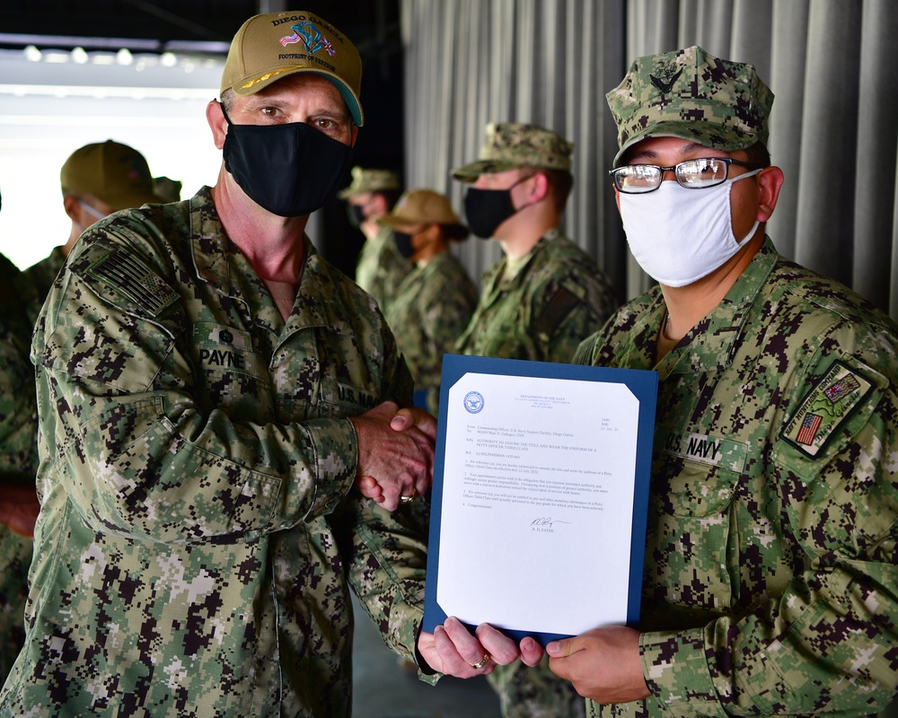 Flocking Ceremony on Diego Garcia