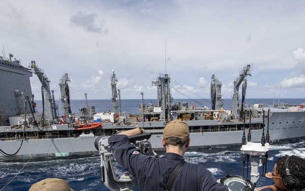 Fueling At Sea with USS Charleston (LCS 18), USNS Tippecanoe (T-AO 199)