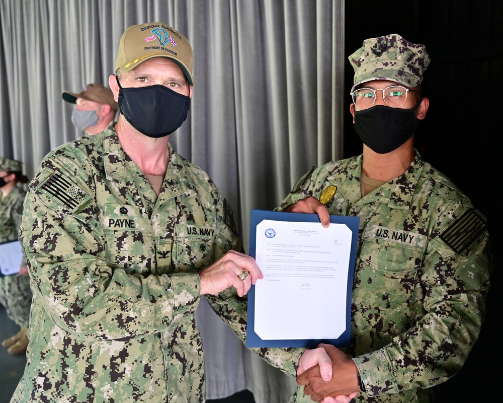 Flocking Ceremony on Diego Garcia