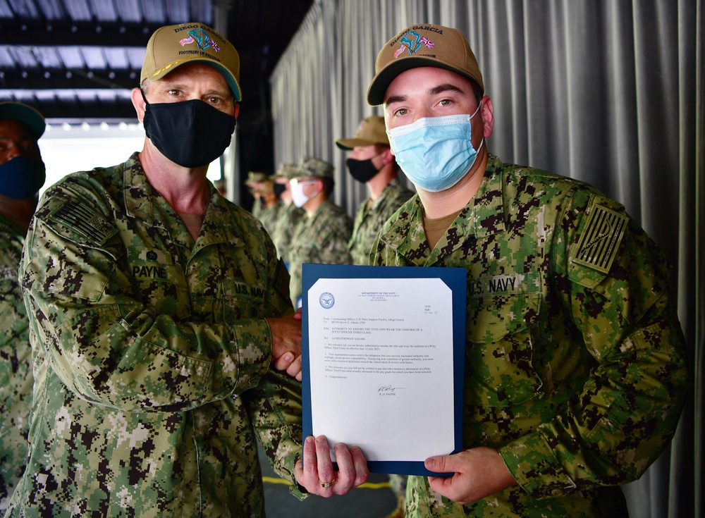 Flocking Ceremony on Diego Garcia