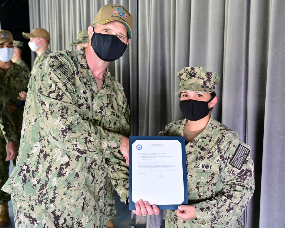Flocking Ceremony on Diego Garcia