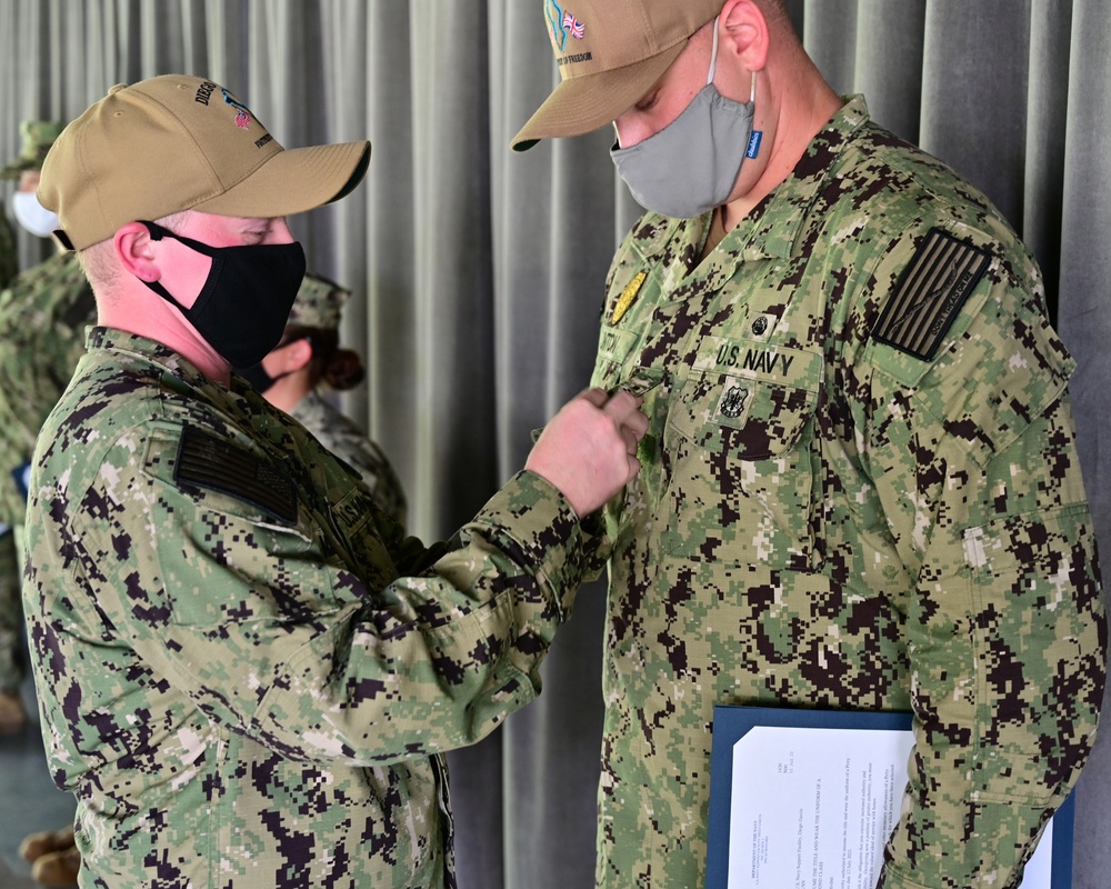 Flocking Ceremony on Diego Garcia