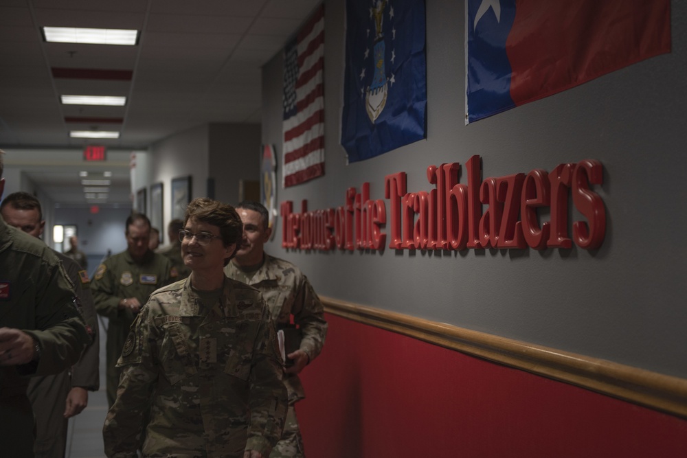 AMC command team visits 317th AW; applauds innovation
