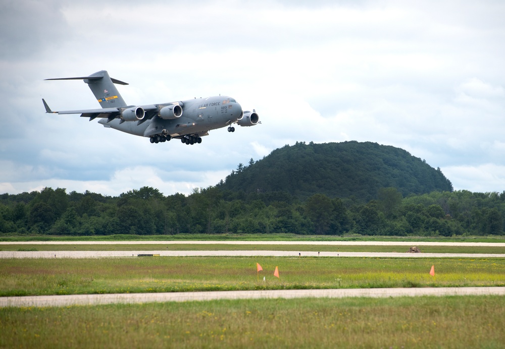 FORSCOM Emergency Deployment Readiness Exercise (EDRE) Pershing Strike 21 Arriving at Volk Field and Fort McCoy, WI