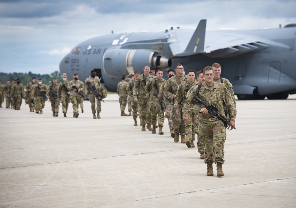 FORSCOM Emergency Deployment Readiness Exercise (EDRE) Pershing Strike 21 Arriving at Volk Field and Fort McCoy, WI