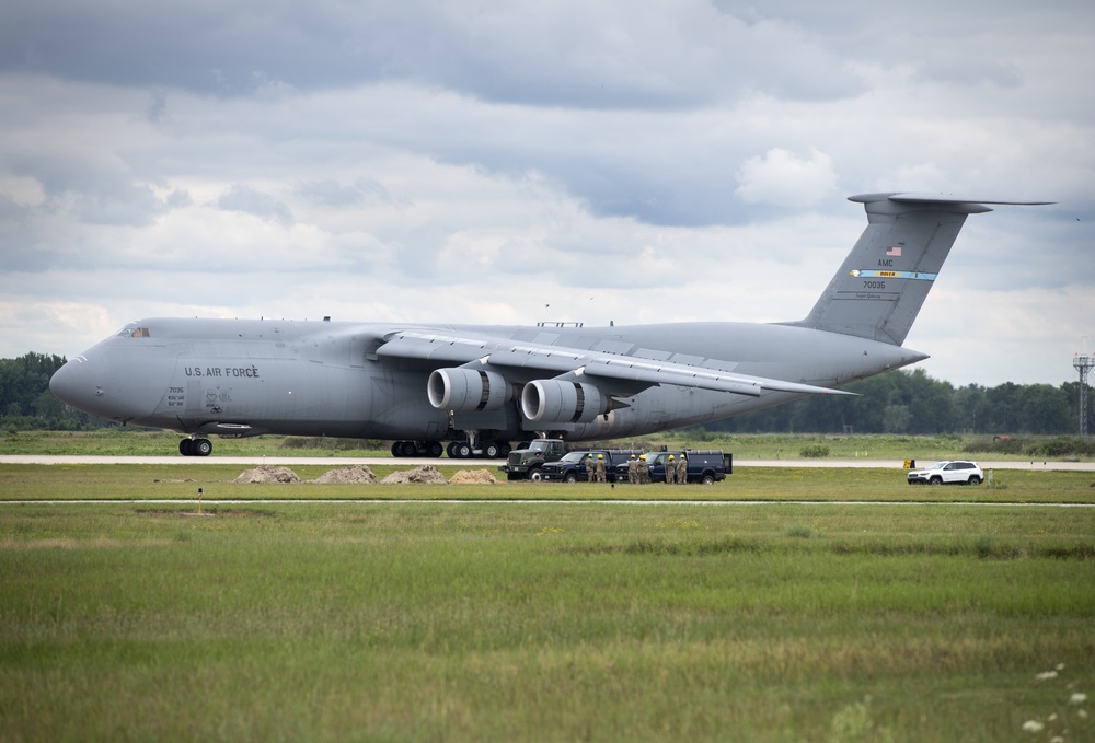 FORSCOM Emergency Deployment Readiness Exercise (EDRE) Pershing Strike 21 Arriving at Volk Field and Fort McCoy, WI